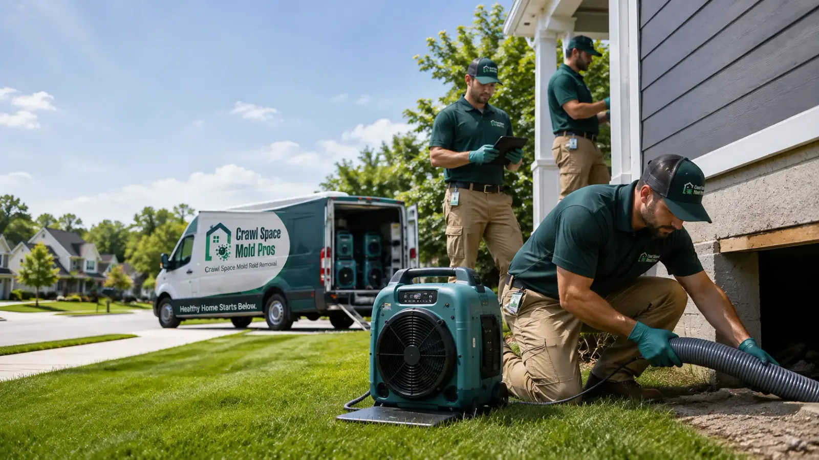 Crawl Space Mold Removal in Highspire, PA
